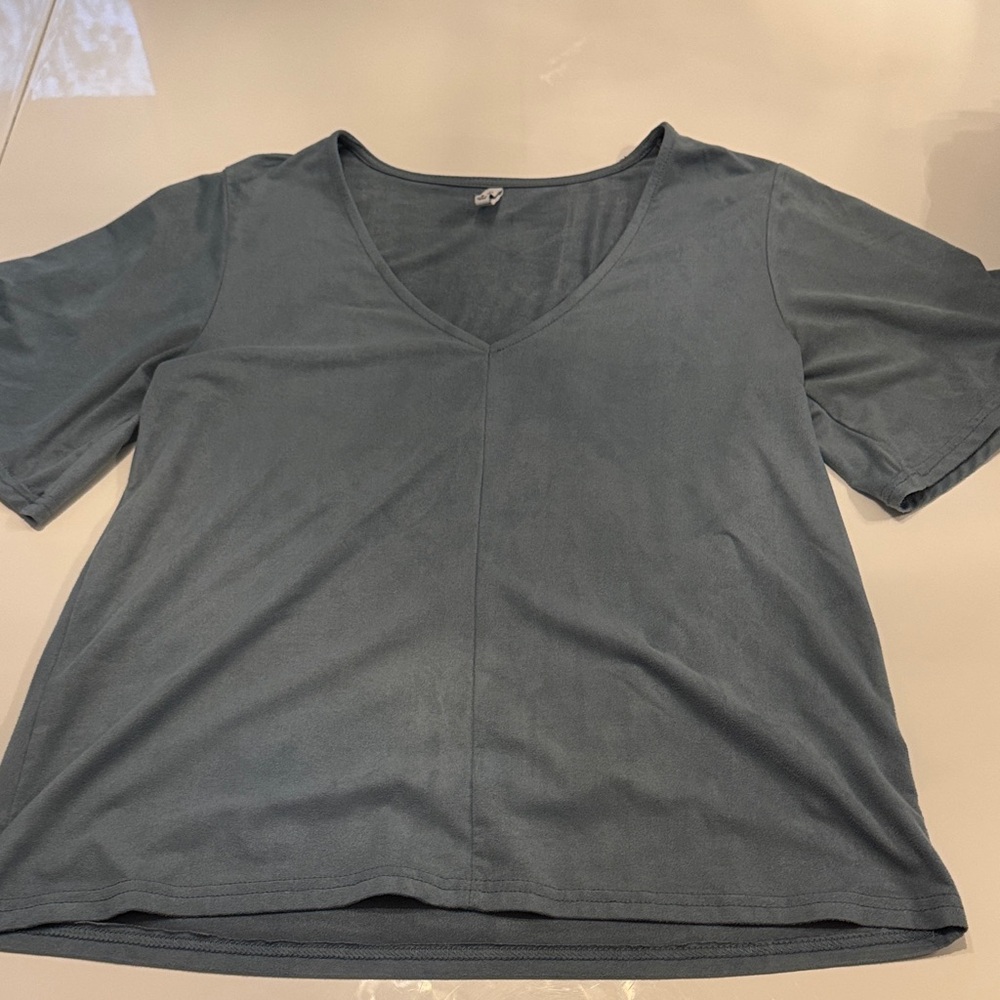 Z Supply Slate V-Neck Short Sleeve Tee